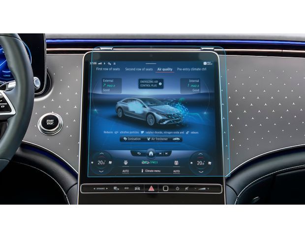 Захисне скло Pixsel на монітор MERCEDES BENZ EQS - 14“ 2022 - (гібридне глянець)