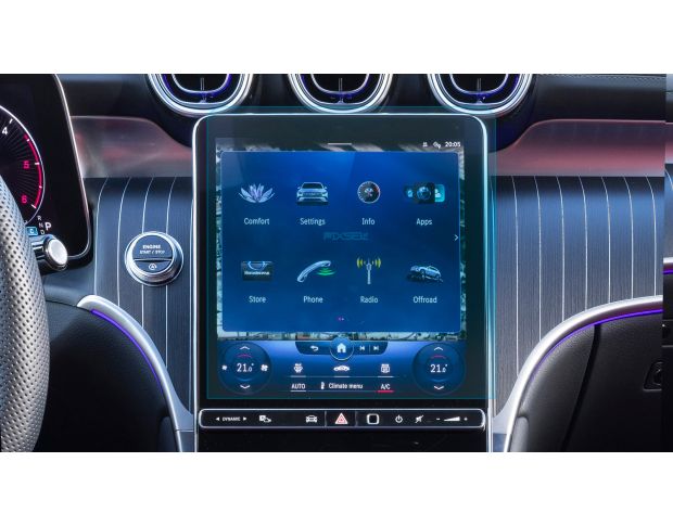 Захисне скло Pixsel на монітор MERCEDES BENZ GLC-CLASS - 13.5“ 2023 - (гібридне глянець)
