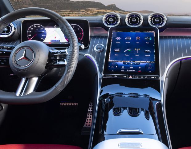 Захисне скло Pixsel на монітор MERCEDES BENZ GLC-CLASS - 13.5“ 2023 - (гібридне глянець)
