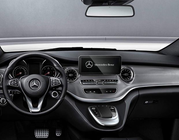 Захисне скло Pixsel на монітор MERCEDES BENZ V-CLASS - 12“ 2014 - 2023 (гібридне глянець)