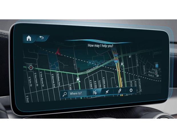 Захисне скло Pixsel на монітор MERCEDES BENZ V-CLASS - 12“ 2014 - 2023 (гібридне глянець)