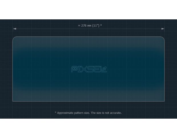 Защитное стекло Pixsel на монитор MG 4 EV - 11“ 2023 - (гибридное мат)