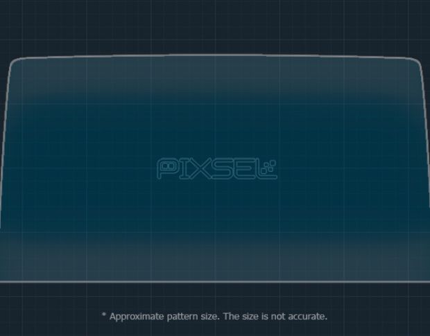 Захисне скло Pixsel на монітор MG HS 12“ 2018 - 2024 (гібридне мат)