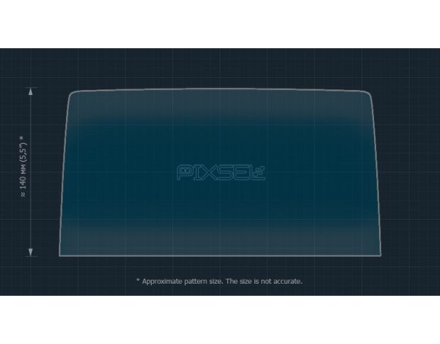 Захисне скло Pixsel на монітор MG HS 12“ 2018 - 2024 (гібридне мат)