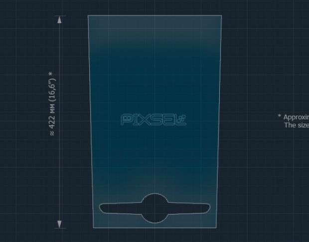 Захисне скло Pixsel на монітор MG Marvel R - 19.6“ 2021 - (гібридне глянець)