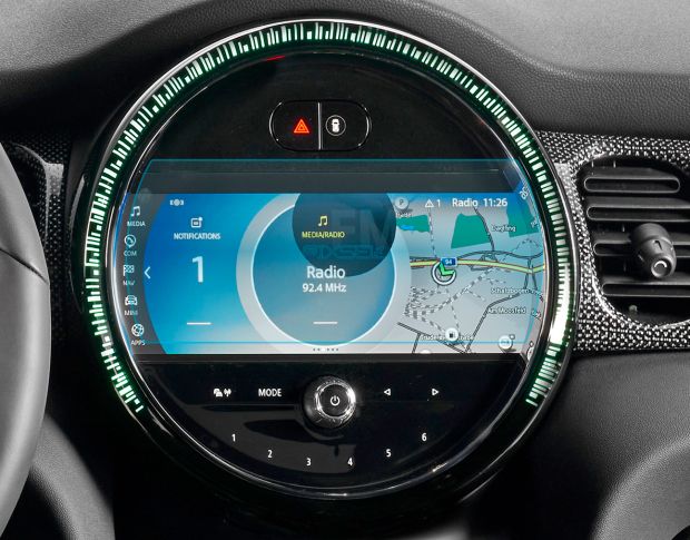 Захисне скло Pixsel на монітор MINI COOPER - 8.9“ 2020 - 2023 (гібридне мат)