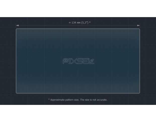 Захисне скло Pixsel на монітор MITSUBISHI ASX - 6“ 2019 - 2023 (гібридне мат)