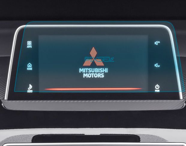 Защитное стекло Pixsel на монитор MITSUBISHI ECLIPSE CROSS - 10.4“ 2018 - 2020 (гибридное мат)