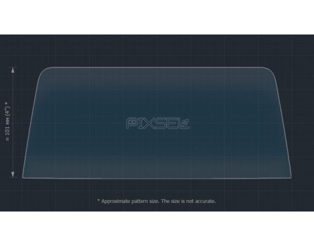 Защитное стекло Pixsel на монитор MITSUBISHI ECLIPSE CROSS - 10.4“ 2018 - 2020 (гибридное мат)