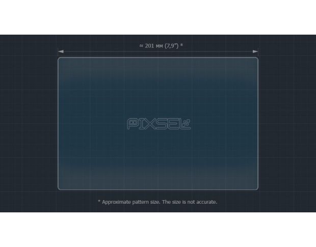 Захисне скло Pixsel на монітор MITSUBISHI OUTLANDER - 9.5“ 2019 - 2022 (гібридне мат)