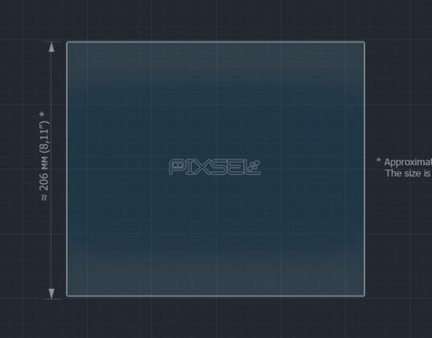 Захисне скло Pixsel на монітор NIO ES6 - 12.5“ 2019 - 2022 (гібридне глянець)