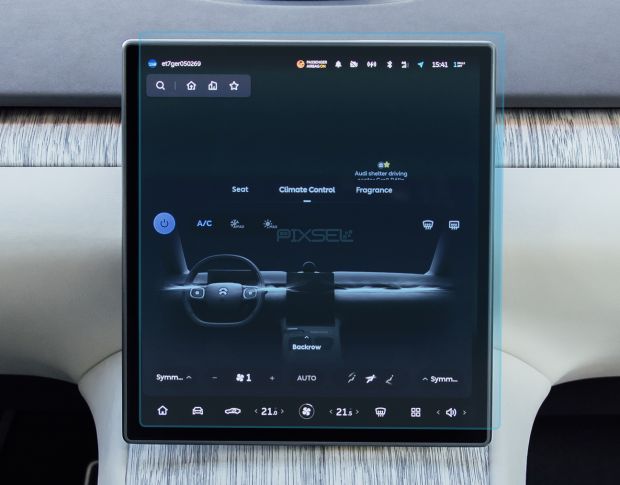 Захисне скло Pixsel на монітор NIO ET7 - 13.5“ 2022 - (гібридне глянець)