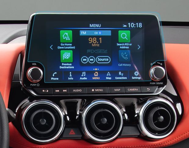 Защитное стекло Pixsel на монитор NISSAN JUKE - 10.8“ 2019 - 2023 (гибридное глянец)