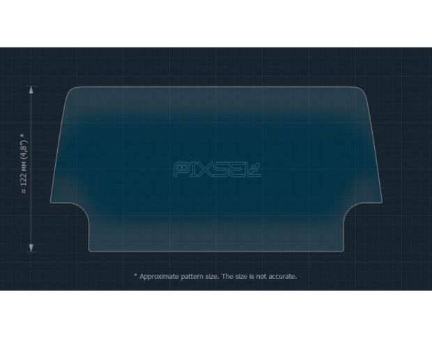 Защитное стекло Pixsel на монитор NISSAN JUKE 10.8“ 2019 - 2023 (гибридное мат)