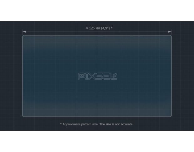 Защитное стекло Pixsel на монитор NISSAN JUKE - 5.6“ 2015 - 2018 (гибридное глянец)
