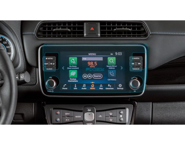 Защитное стекло Pixsel на монитор NISSAN LEAF - 12.3“ 2019 - (гибридное глянец)