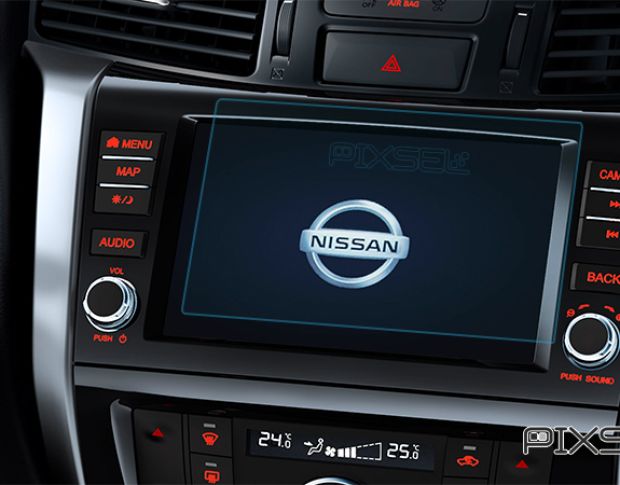 Захисне скло Pixsel на монітор NISSAN NAVARA - 6.8“ 2016 - (гібридне мат)