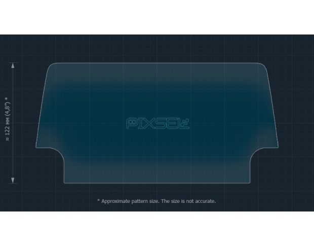 Захисне скло Pixsel на монітор NISSAN ROGUE - 10.8“ 2020 - (гібридне глянець)