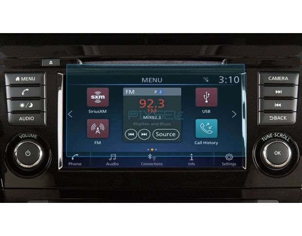 Захисне скло Pixsel на монітор NISSAN ROGUE SPORT - 6.8“ 2019 - (гібридне глянець)