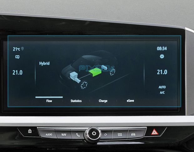 Захисне скло Pixsel на монітор OPEL GRANDLAND - 11.1“ 2022 - 2023 (гібридне глянець)