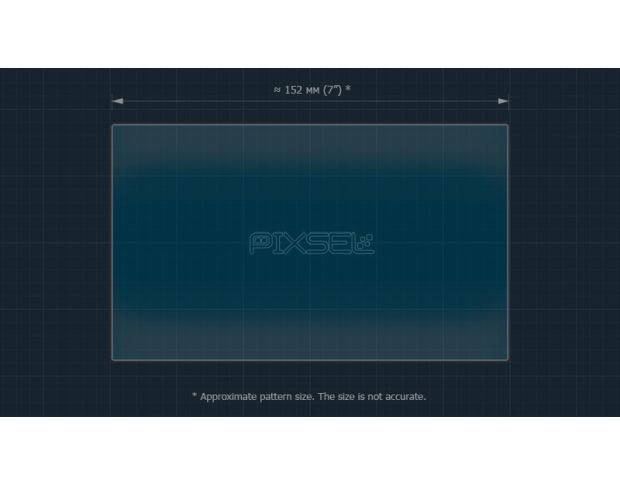 Захисне скло Pixsel на монітор OPEL GRANDLAND - 7“ 2017 - 2021 (гібридне мат)