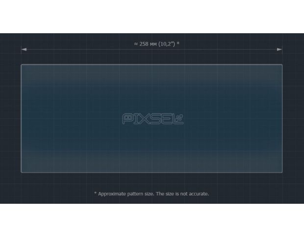 Защитное стекло Pixsel на монитор OPEL MOKKA - 11“ 2020 - 2024 (гибридное глянец)