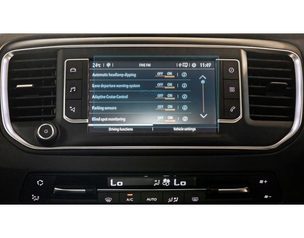 Защитное стекло Pixsel на монитор OPEL ZAFIRA LIFE - 6.9“ 2019 - (гибридное глянец)