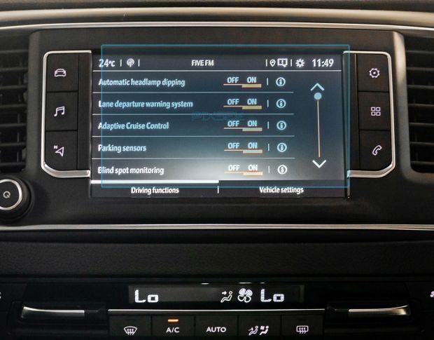 Защитное стекло Pixsel на монитор OPEL ZAFIRA LIFE - 6.9“ 2019 - (гибридное глянец)