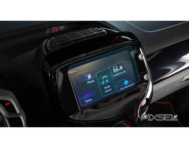 Захисне скло Pixsel на монітор PEUGEOT 108 - 6.9“ 2015 - (гібридне мат)
