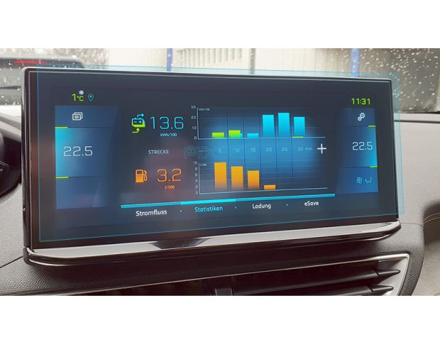 Захисне скло Pixsel на монітор PEUGEOT 3008 11.5“ 2021 - 2023 (гібридне глянець)