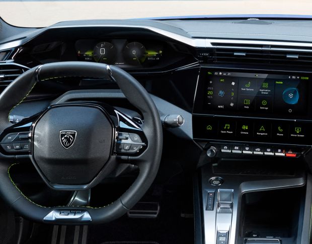 Захисне скло Pixsel на монітор PEUGEOT 408 - 13.3“ 2022 - (гібридне мат)