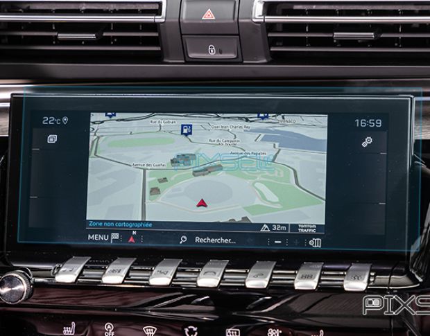 Захисне скло Pixsel на монітор PEUGEOT 508 - 11.4“ 2018 - (гібридне глянець)