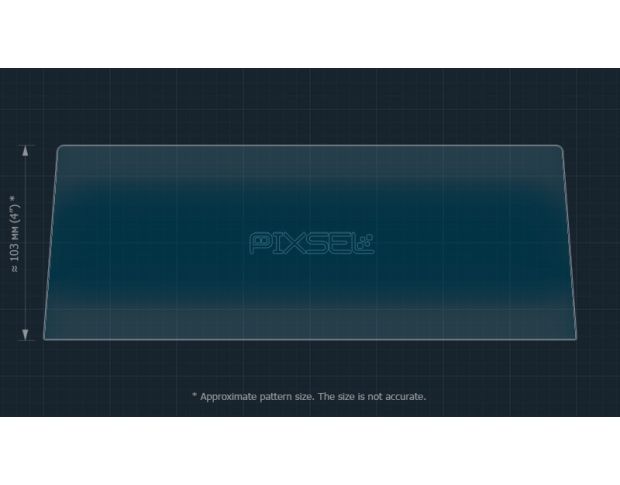 Защитное стекло Pixsel на монитор PEUGEOT LANDTREK - 11.9“ 2020 - (гибридное мат)