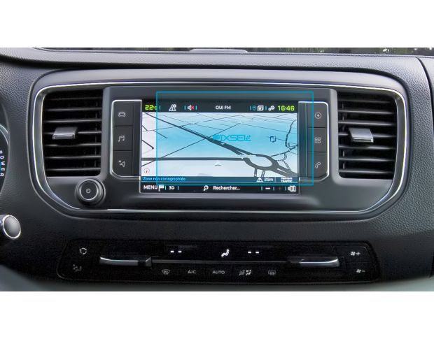 Захисне скло Pixsel на монітор PEUGEOT TRAVELLER 6.9“ 2017 - 2024 (гібридне мат)