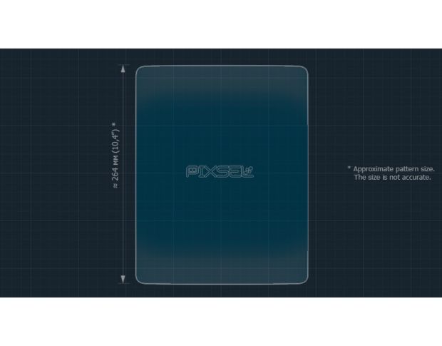 Захисне скло Pixsel на монітор POLESTAR 2 - 13.3“ 2020 - (гібридне мат)