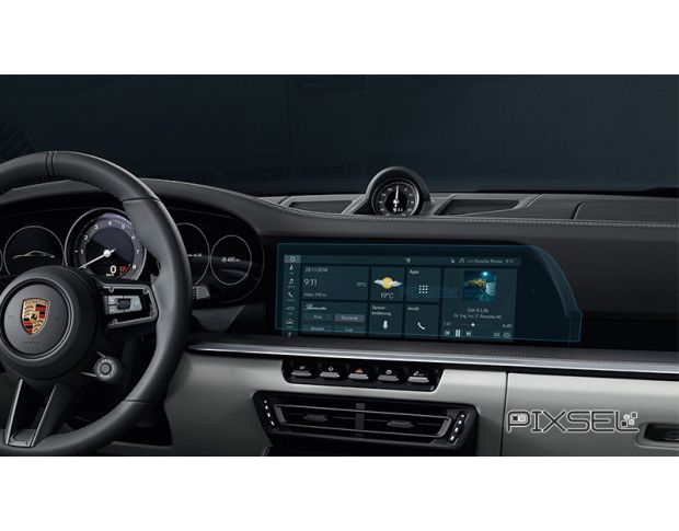 Захисне скло Pixsel на монітор PORSCHE 911 - 13.5“ 2019 - 2024 (гібридне мат)