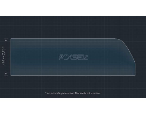 Захисне скло Pixsel на монітор PORSCHE 911 - 13.5“ 2019 - 2024 (гібридне мат)