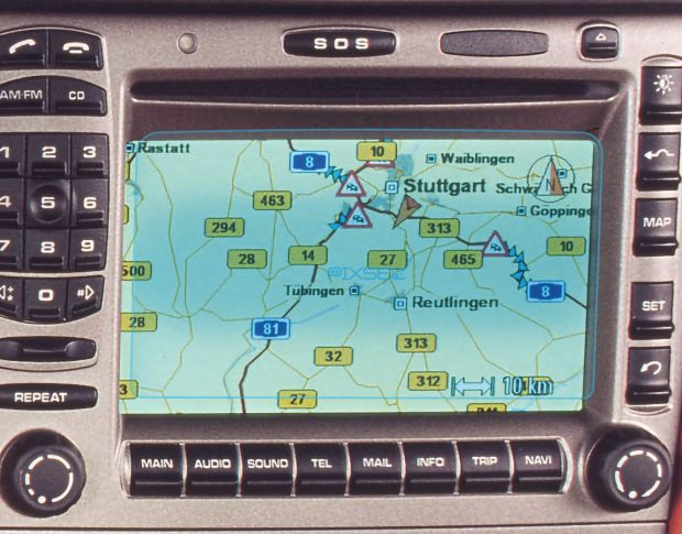 Защитное стекло Pixsel на монитор PORSCHE 911 - 5.6“ 2006 - 2008 (гибридное глянец)