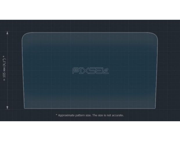 Захисне скло Pixsel на монітор PORSCHE 911 - 8.5“ 2015 - 2018 (гібридне глянець)