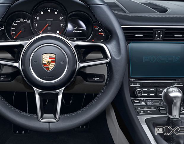 Защитное стекло Pixsel на монитор PORSCHE 911 - 8.5“ 2015 - 2018 (гибридное мат)