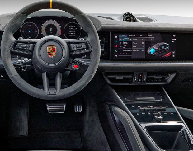 Защитное стекло Pixsel на монитор PORSCHE CAYENNE - 13.6“ 2023 - (гибридное глянец)