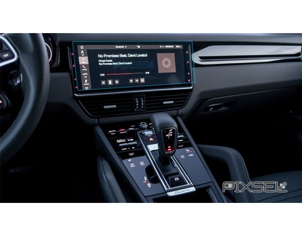 Защитное стекло Pixsel на монитор PORSCHE CAYENNE - 13.7“ 2017 - 2020 (гибридное глянец)