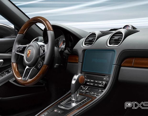 Защитное стекло Pixsel на монитор PORSCHE CAYMAN - 8.5“ 2017 - (гибридное глянец)