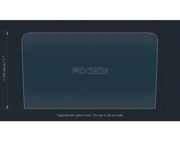 Защитное стекло Pixsel на монитор PORSCHE CAYMAN - 8.5“ 2017 - (гибридное мат)