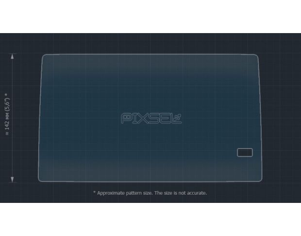 Защитное стекло Pixsel на монитор RENAULT ARKANA - 11.3“ 2019 - 2023 (гибридное мат)