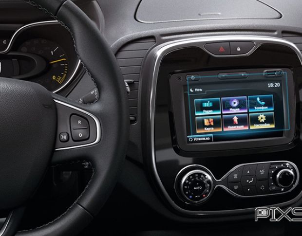 Захисне скло Pixsel на монітор RENAULT CAPTUR - 6.9“ 2016 - 2019 (гібридне мат)