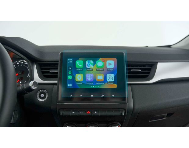 Защитное стекло Pixsel на монитор RENAULT CAPTUR - 9.6“ 2020 - 2024 (гибридное глянец)