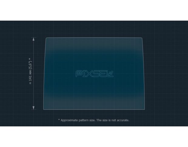 Захисне скло Pixsel на монітор RENAULT CLIO - 9.6“ 2019 - 2023 (гібридне глянець)