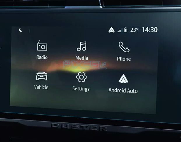 Захисне скло Pixsel на монітор RENAULT DUSTER 11.2“ 2021 -  2024 (гібридне мат)