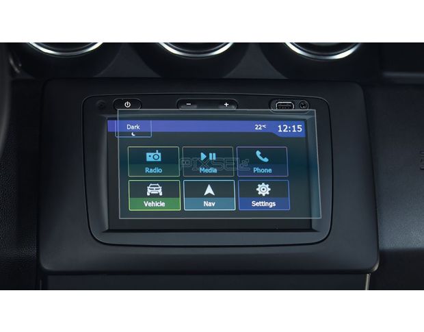 Защитное стекло Pixsel на монитор RENAULT DUSTER - 6.9“ 2018 - 2020 (гибридное мат)